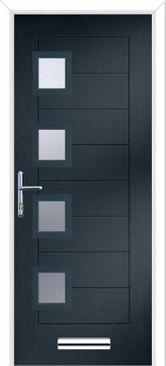 monza 2 square 4 offset composite door range
