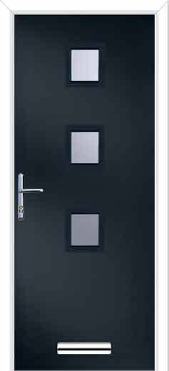 links square 3 centre smooth composite door range