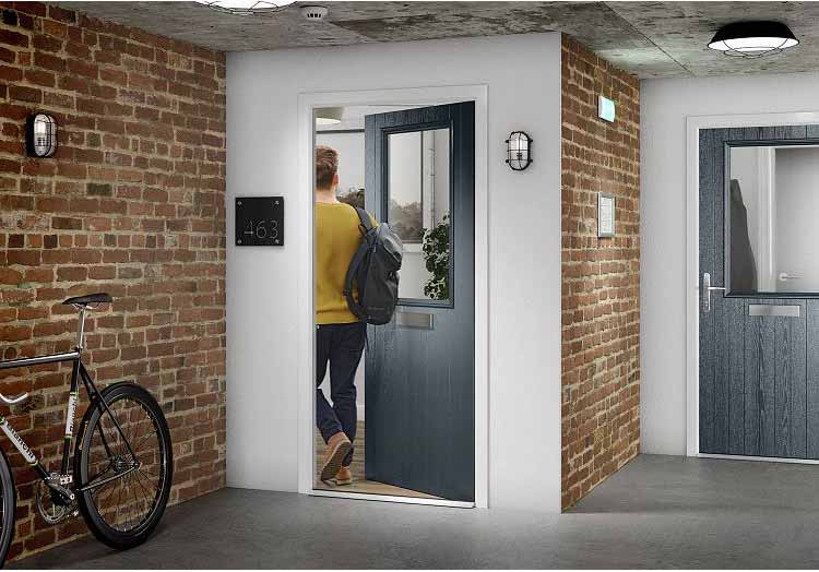 composite fire door for garage