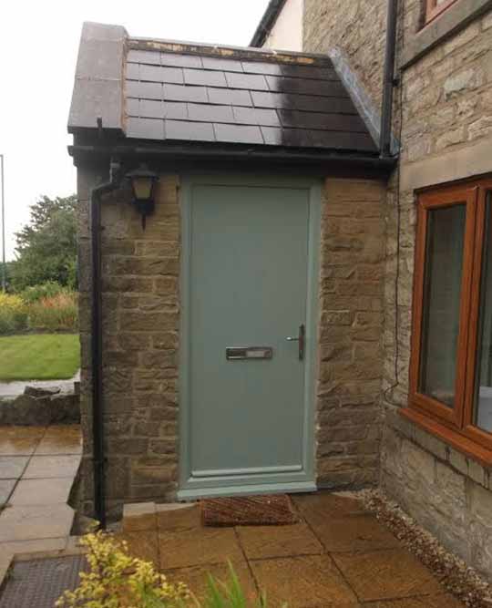 chartwell green solid cottage side door