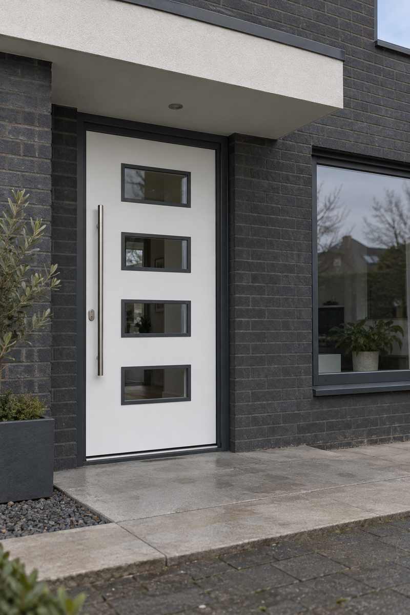 Links Oakmont Smooth Composite Door in White