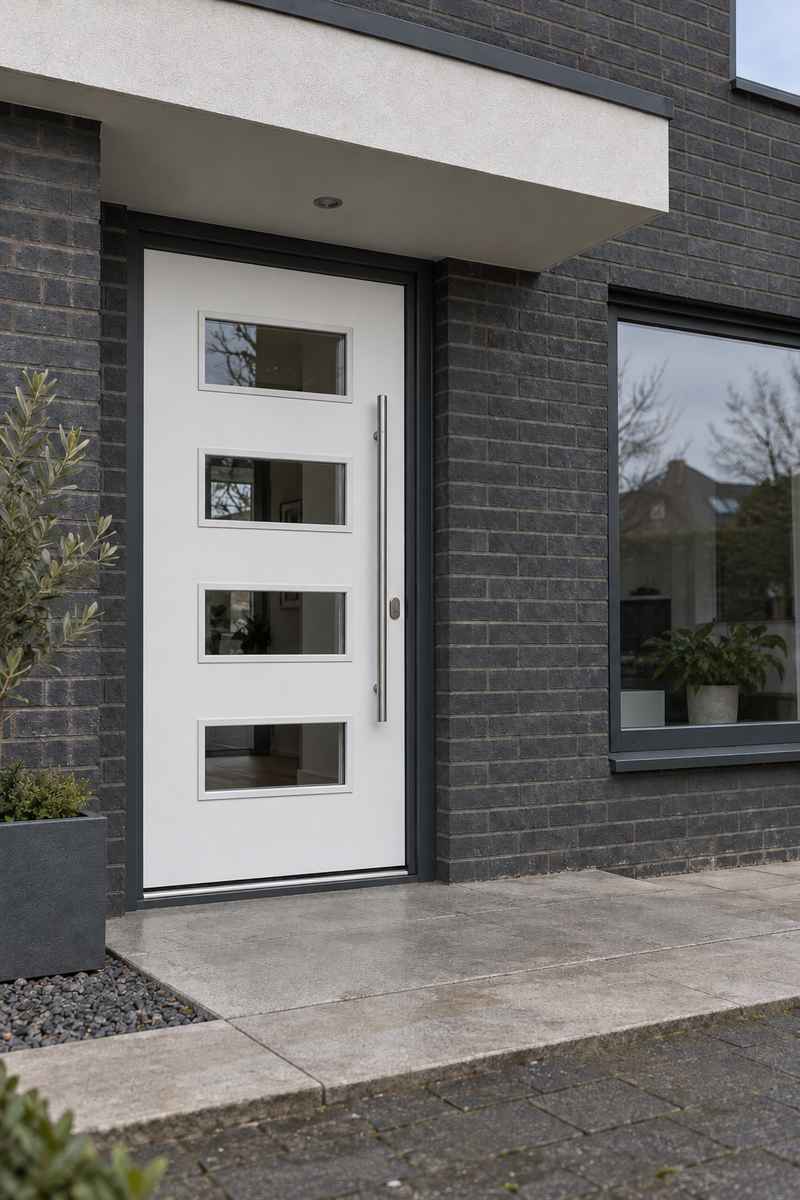 Links Oakmont Smooth Composite Door in White